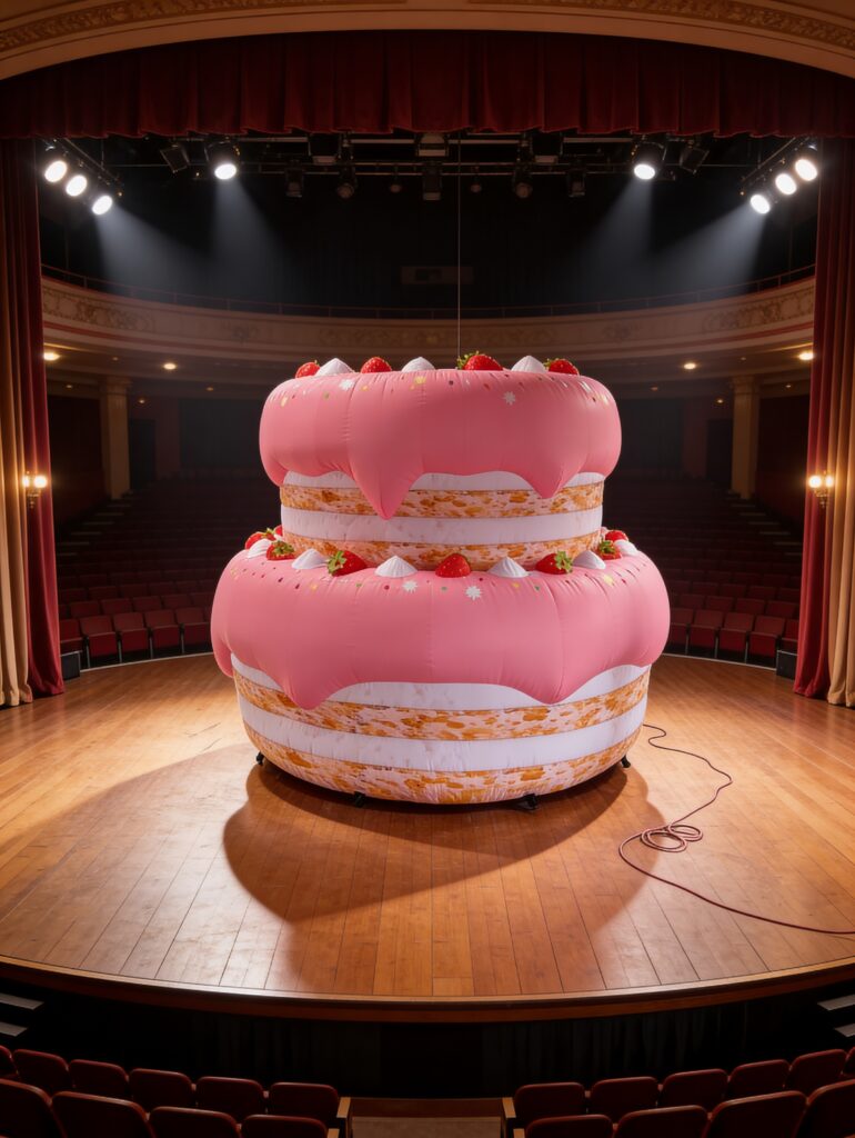 Taart decoratie theater